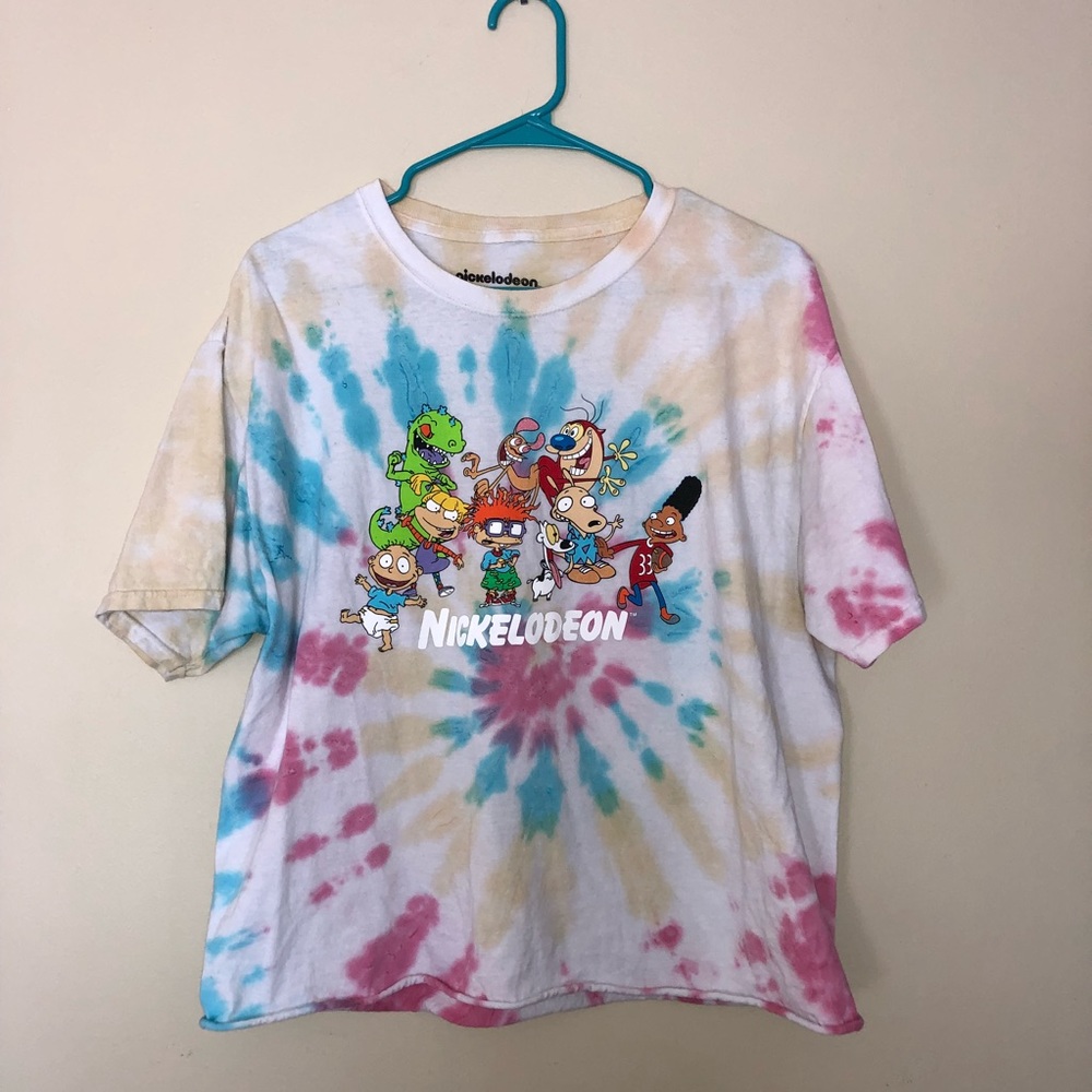 🌸5/$25 Cropped Rugrats Graphic Tee! (L)